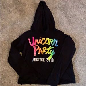 Black justice sweatshirt